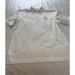 Augusta National Women's Amateur white polo, polyester/spandex blend, Size Large